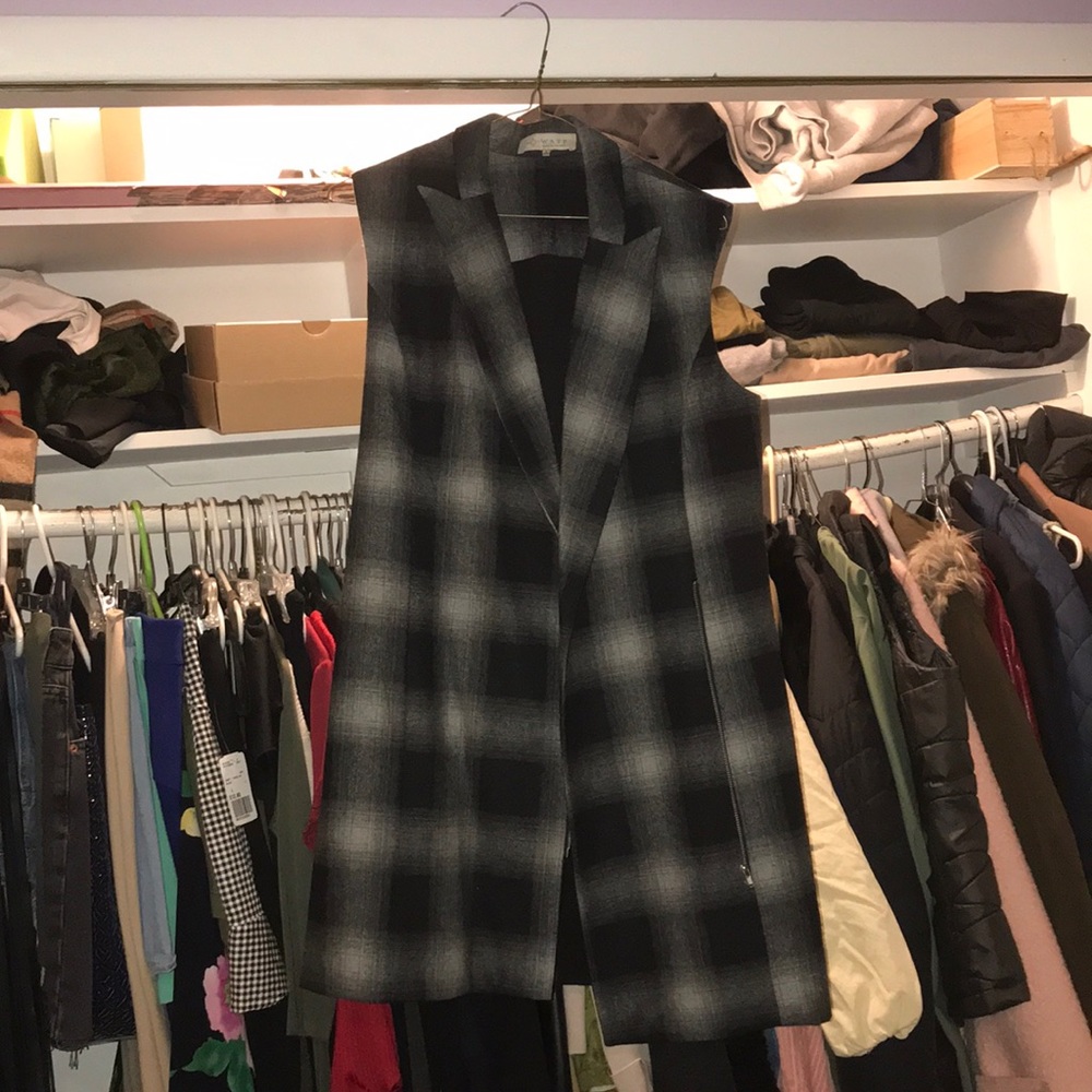 Plaid vest!